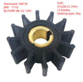 Sherwood 10077K Closed Boat Pump  Rubber  Impeller  Onan 132-0375 132-0498 Flexible Rubber DJ PUMP 08-32-1201 JMP 7110-01