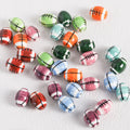 Wholesale DIY Oval Ceramic Beads Hand-Painted Rugby Design Clay Material for Bracelets and Necklaces Jewelry Making