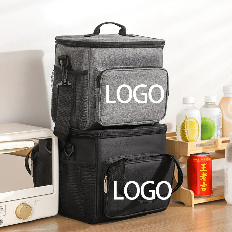 Custom Logo New Lunch Bag Box Outdoor Large Capacity Picnic Bag Customized Insulation Bag Manufacturer With Handle Huge Capacity