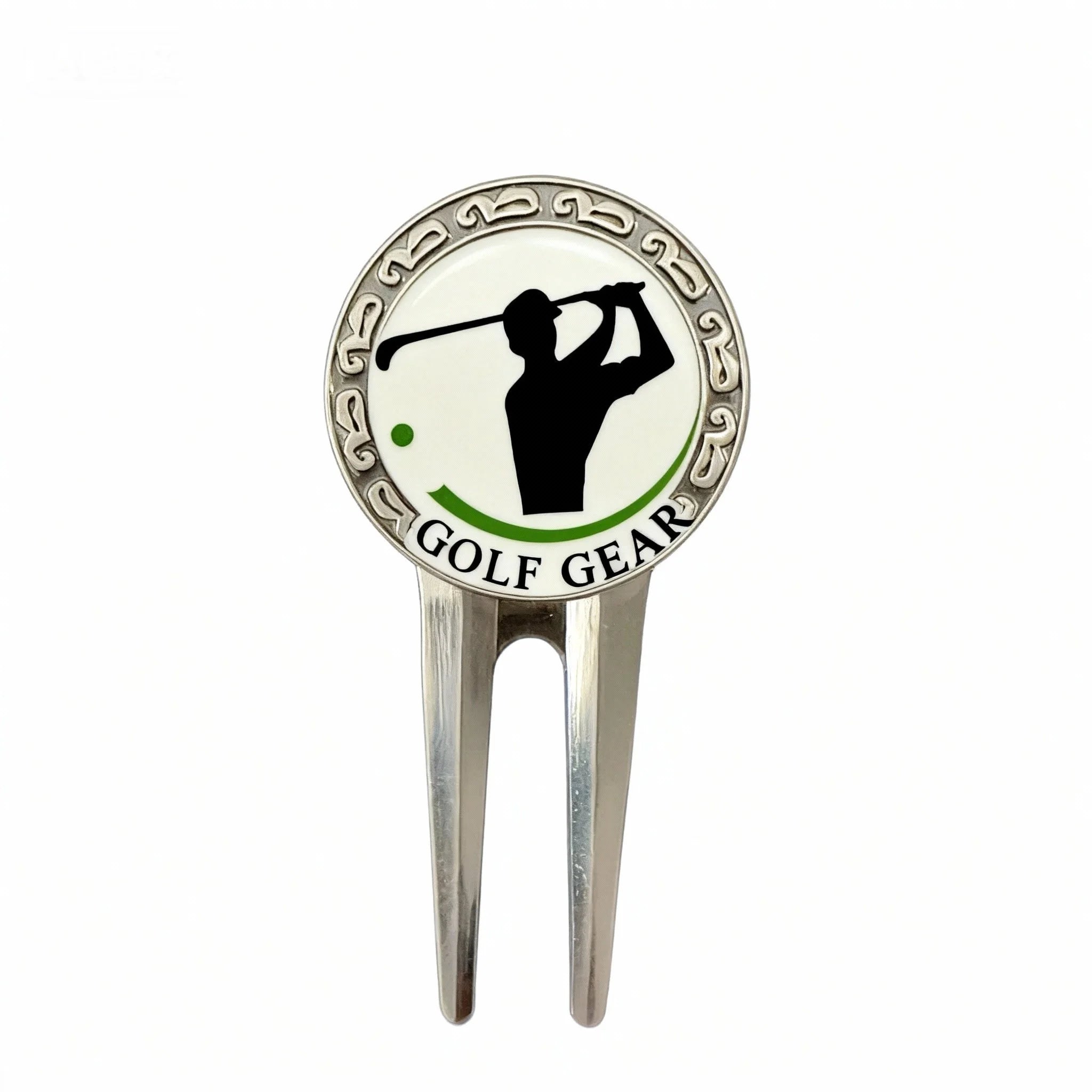 Wholesale Lightweight Custom Luxury Steel Golf Divot Tool Die-Cast Personalized Logo Ball Marker Promotional Multi-Function Golf