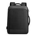 Elegant Men's Casual Daypack with USB Charging Water-Resistant Feature Stylish National Style Laptop Backpack for School Travel