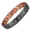 BioMagnetic Jewelry Solid Copper Magnetic Therapy Energy Bracelet With Magnet Germanium Far Infrared MegaBDM