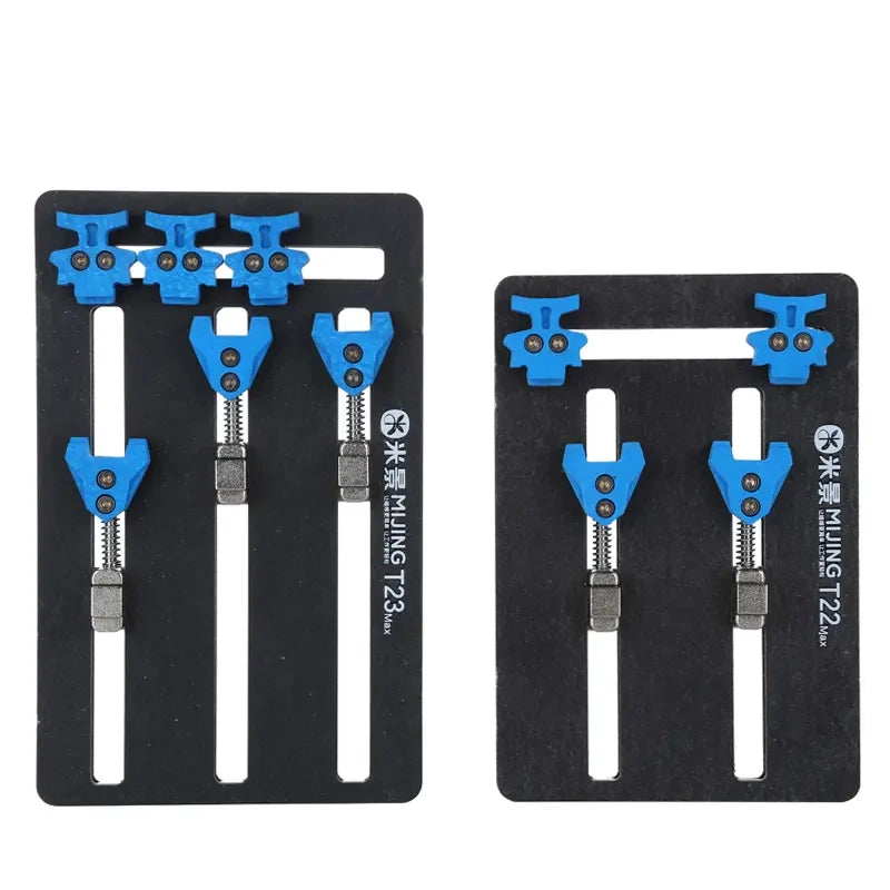 Mijing T22/T23Max Aluminum Alloy Double Baseboard Motherboard PCB Chip Welding Rework Fixture for Mobile Phone Repair