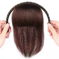 In Stock 40 cm Braid Hair Bangs Human Hair Topper for Women