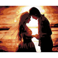 Lover Oil Painting Portrait Drawing Canvas Handpainted Home Decoration Paint by Number Modern Wall Art Picture Handmade Gift