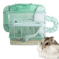 Multi Function Portable Sustainable Hamster Cage With Entertainment Transparent Innovation Design Acrylic Carton Packing Solid