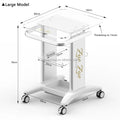 Factory Price Laser Equipment Instrument Tray Rolling Trolley Cart Heavy Duty Large Size Beauty Machine Trolley Stand Table