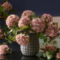 Wholesale Artificial White Real Touch Silk Single Head Hydrangea Flowers for Wedding Home Party Decoration