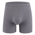 High Quality Men's Underwear Plus Size No-Ride-Up Bamboo Shorts Mid-Rise Breathable Solid Color for Fat Guys