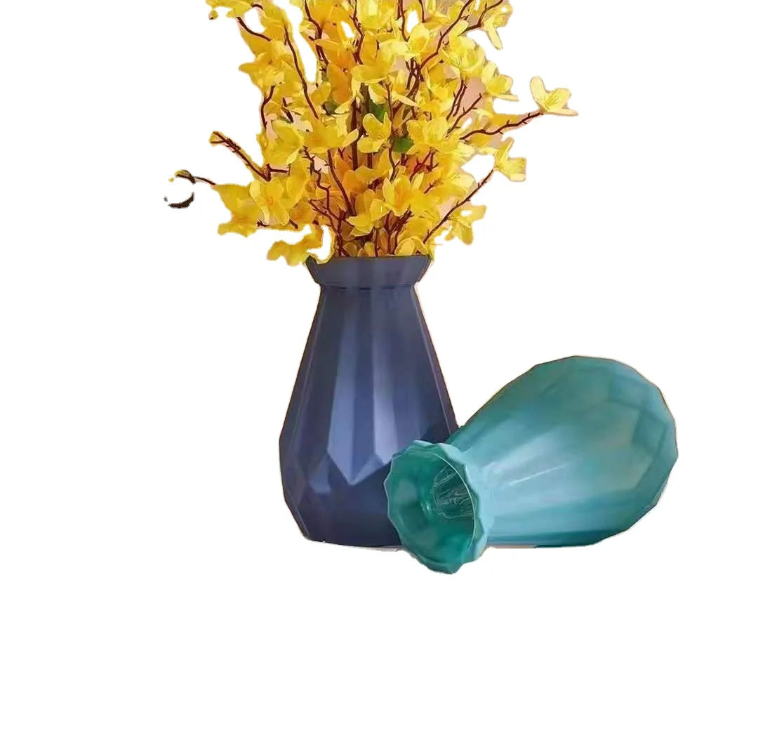 Hot Sell Popular Style Colorful Clear&frosting Glass Vase for  Home Restaurant Hotel