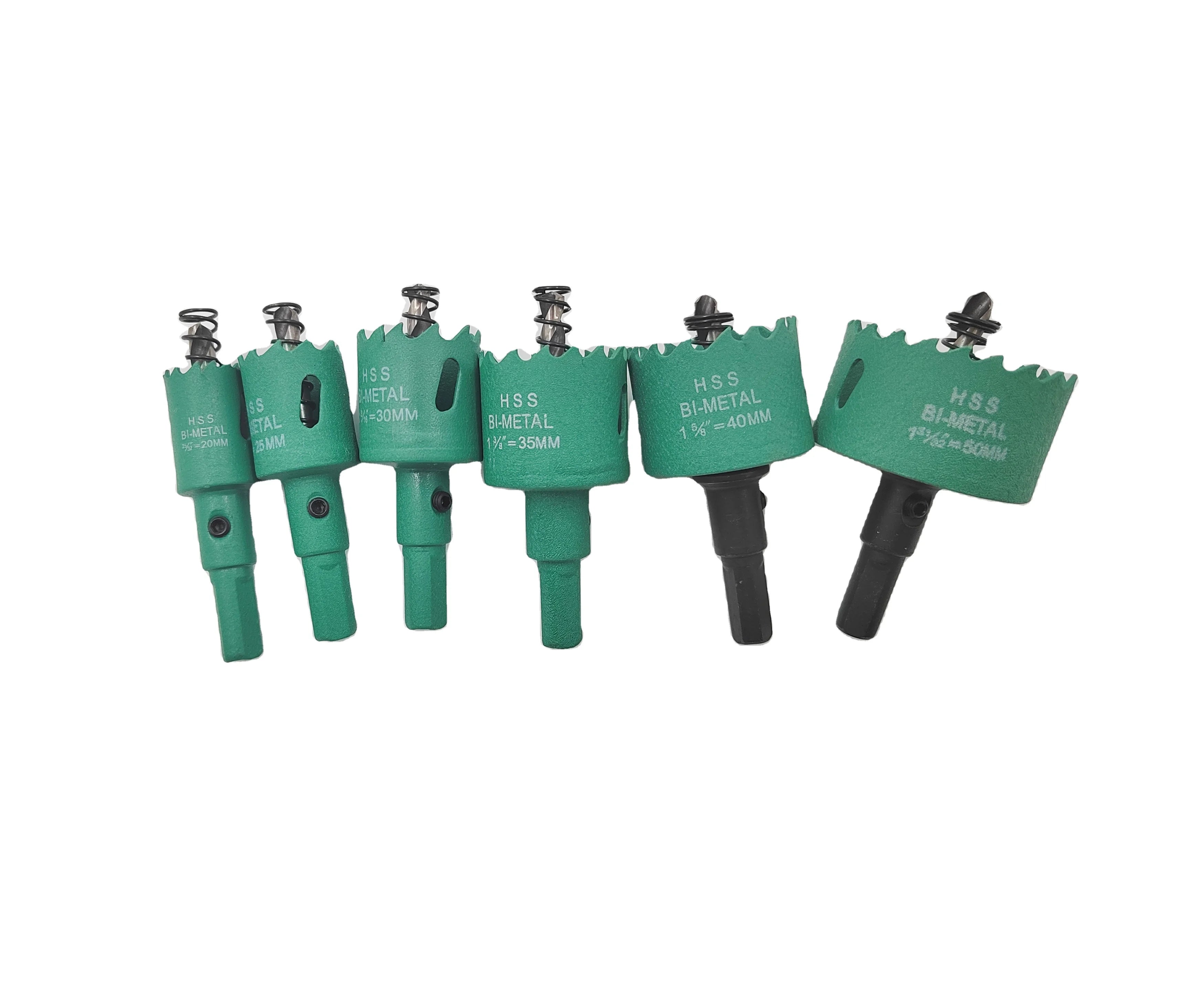 High Performance M42 High Speed Steel Bi-Metal Core Drill Bit 16-200mm Built-In Arbor for Stainless Steel Metal Hole Saw