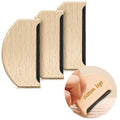 Wholesale Custom Logo Eco Friendly Wooden Cashmere Comb Portable Wool Pilling Sweater Comb