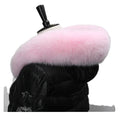 MWFur Big Size Fox Fur Collar Trim for Hood Custom Made Fox Hair Trim for Jacket Fashion Fur Collar