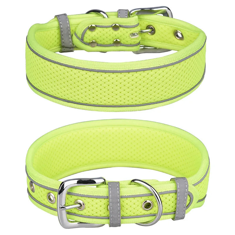 Wholesale Summer Breathable Soft Mesh Webbing Cat Dog Pet Collar