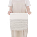 High Quality Natural Woven Cotton Rope Folding Bathroom Storage Basket Planting Cotton Rope Basket
