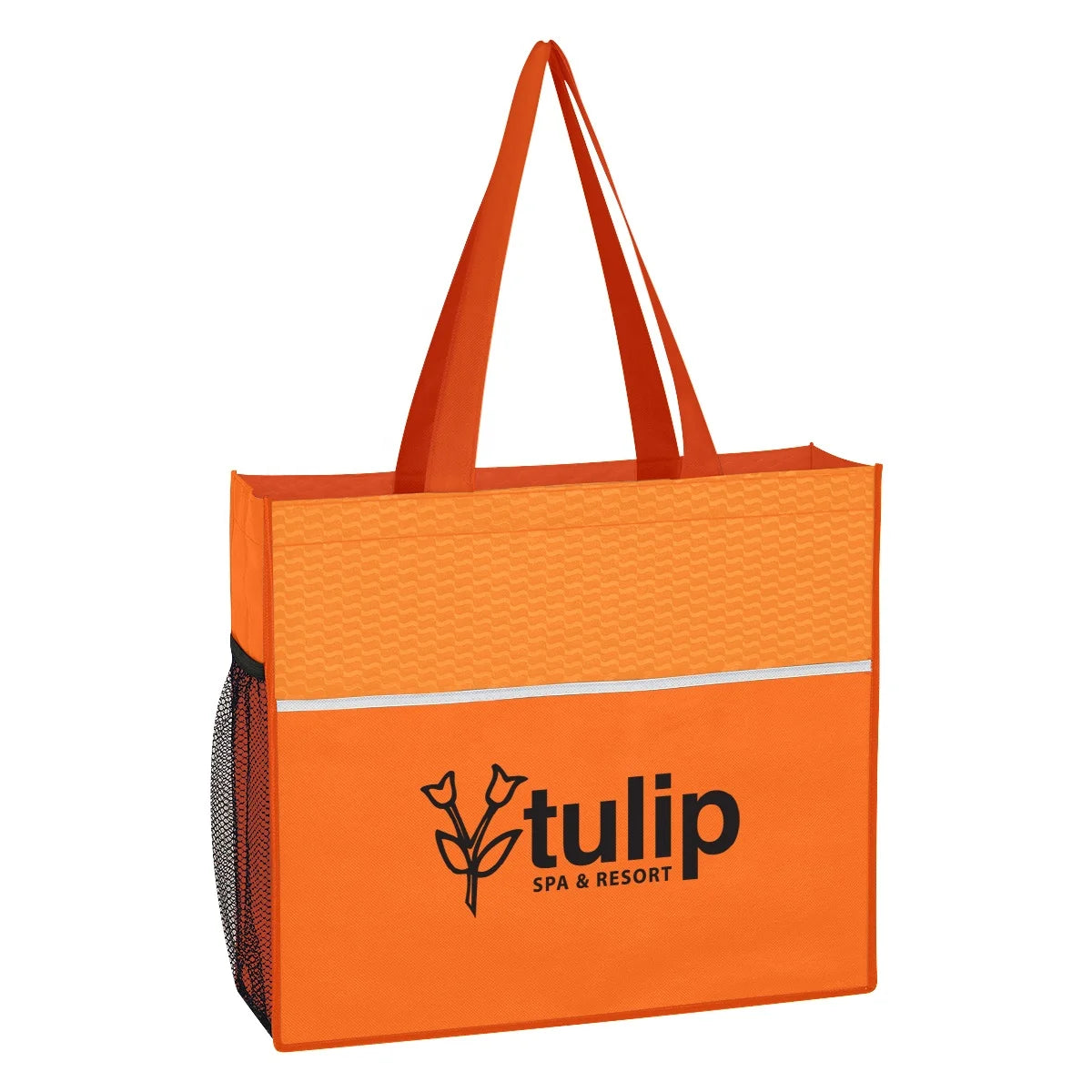 Ruth Letter Pattern Medium Non-Woven Tote Bag with Front Mesh Pocket Zhejiang New Products China Factory Price