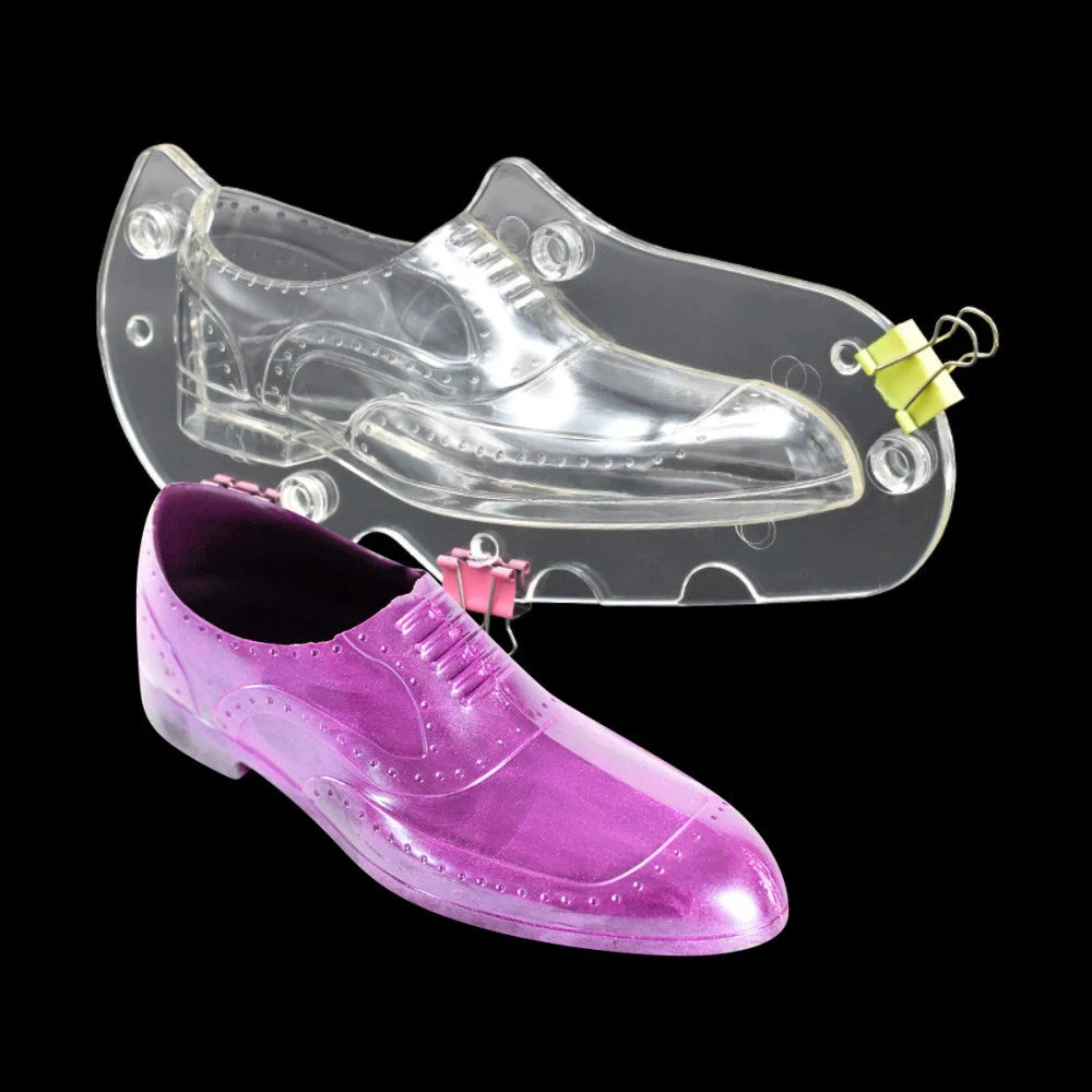 Leather Male/Female Shoe 3D Plastic Chocolate Candy Cake Molds Cake Decorating Tools DIY Home Baking Sugar Craft Accessories