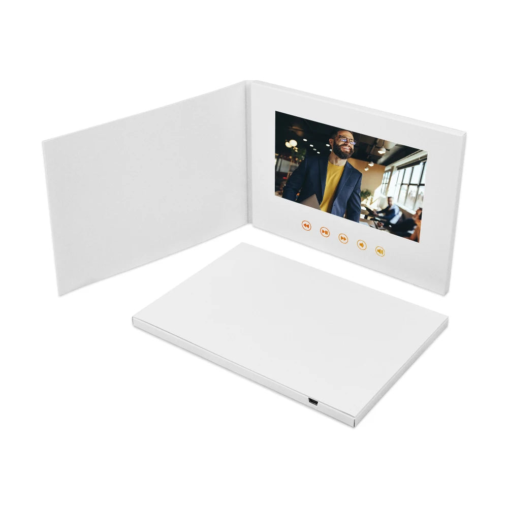 Message Digital Book Album Video Brochure 7 Inch Lcd Screenvideo Greeting Card