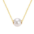 Zhuji Natural Freshwater Culture Real S925 Pearl Necklace for Women Gift