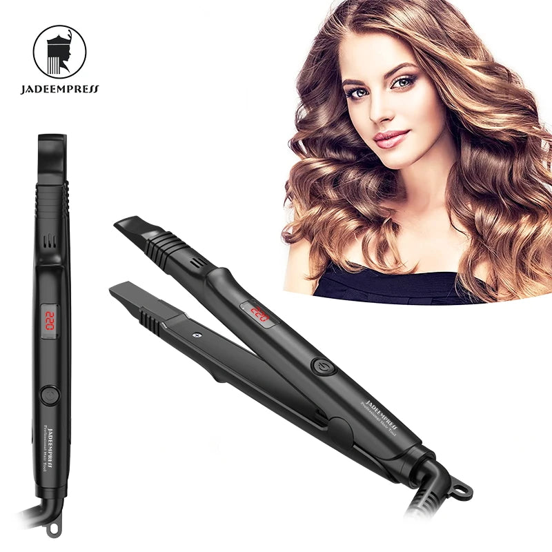 Professional Adjustable Keratin Hair Extension Iron and Fusion Heat Iron Connector K Tip Hair Extension Tools for Home Use