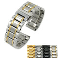 LAIHE Luxury Stainless Steel Watch Band Silver Black Gold Strap for Watches