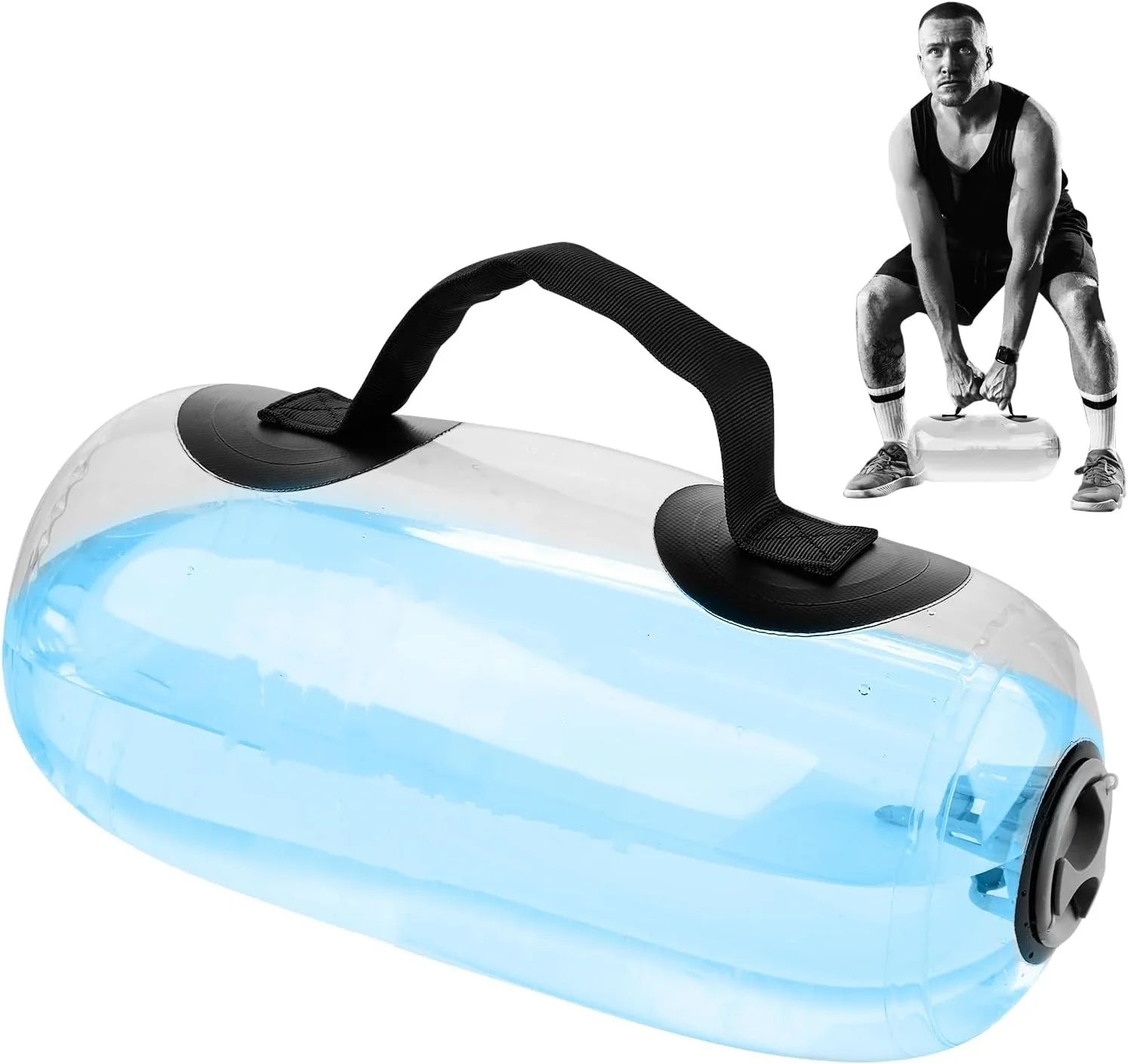 Hot Sale Working-out Accessories Weight-bearing Outdoor PVC Waterproof Water Dumbbell Fitness Weight Training Aqua Power Bag