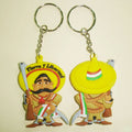 Custom Design Double Sided 2D & 3D Cartoon Characters Keyring Eco-Friendly Soft PVC Rubber Charm Pendant Personalized Keychain