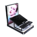 APEX Modern Polished Acrylic LED Cosmetic Display Stand with Vanity Shelf for Retail Store Custom Makeup Lip Gloss Display