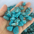 Wholesale Natural Healing Rock Quartz Turquoise Tumbled Stones Crystal Gravel
