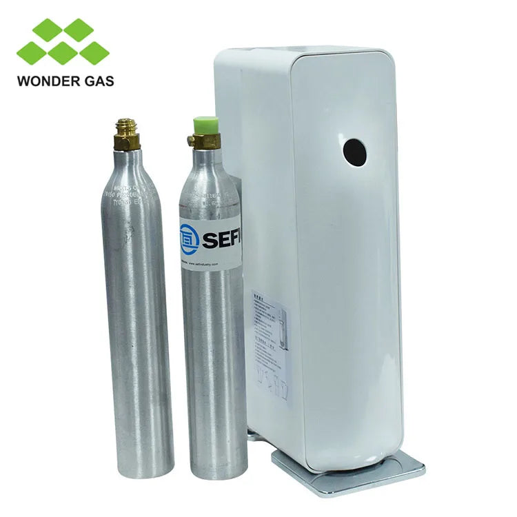 New Portable Soda 0.6L Co2 Bottle Aluminum 425g Co2 Cylinder for Beverage Use