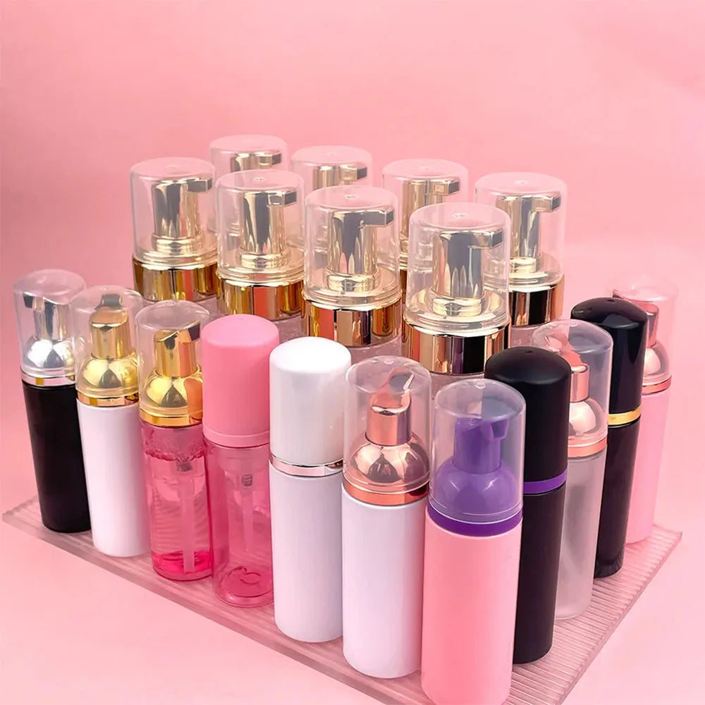 Private Label Lash Shampoo 60ml Lash Wash Custom Eyelash Cleaner Brush Eyelash Extension Foam Lash Shampoo