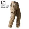 Clearance Sales Men's Cargo Pants - Plus Size Multi Pocket Cotton Trousers for Spring Autumn Casual & Comfortable Workwear
