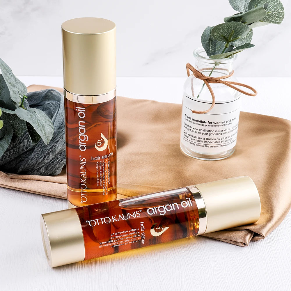Vitamin E Argan Oil Hair Damage Repairing Oil Moisturizer UV Protection Hair Serum