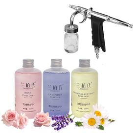 2024s Face Toner Pure Dew 250ml Organic Rose Mist Refreshing Hydrating Deep Moisturizing Natural Glowing Rose Facial Toner