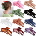 Beauty Black Hair Claw Clip Painting Tortoiseshell Plastic Hair Claw for Large Claw Clips for Thick Hair