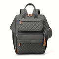 Large Capacity Waterproof Backpack Diaper Bag for Mommy and Baby Polyester with Aluminum Foil Insulation for Milk Storage