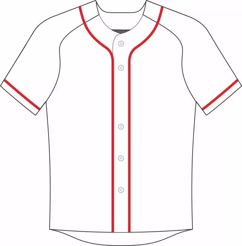 B128 Customised Unisex Sportswear Short-Sleeved Spring Summer Baseball Jerseys Embroidered Suede Lettering Printed