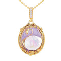 Wholesale Baroque Pearl Swan Natural Freshwater Pearl Necklace Jewelry for Women