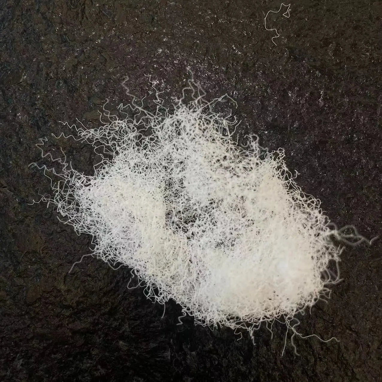 Polyamide Nylon 6 220dtex*38mm Crimped Semi-Dull Virgin Fiber Eco-Friendly White Sponge Scouring Pads Raw Flame Retardant