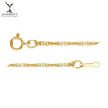 Factory Direct Real 14K Gold Filled 1.8mm Finished Singapore Necklace Chain for Woman Jewelry Making