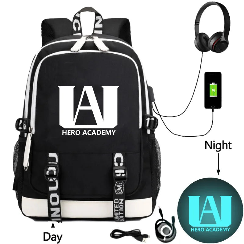 2026 Customize Teenager Backpack Large Capacity School Bag With Usb Charge