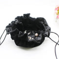 Fashionable Hot Selling Recyclable Velvet Drawstring Jewelry Packaging Bag with Satin Liner for Watch and Gemstone