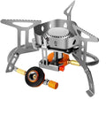High Demand Aluminum Portable Lightweight Steel Camping Stove Windproof Foldable Gas Stove