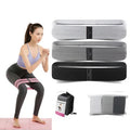 Wholesale Factory Cotton Latex Hip Booty Resistance Bands Custom Logo Portable Training Set with Bag Exercise