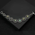 Fashionable Retro Colorful Abalone Shell Geometric Unique Women's Bracelet