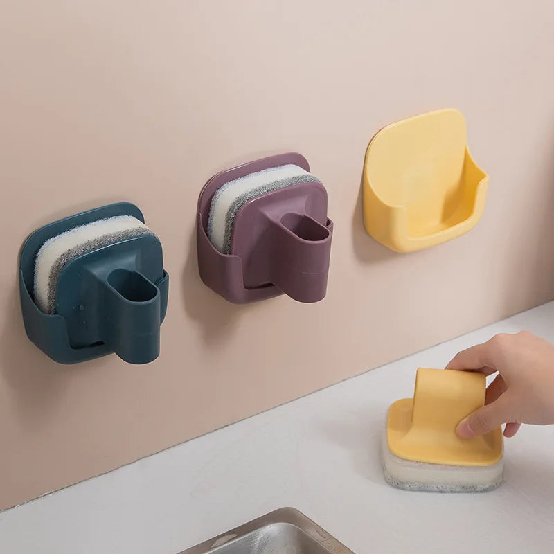Creative Multifunctional Kitchen Countertops Strong Decontamination Emery Wall Cleaning Brush Sponge Pot Brush