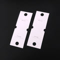 High Quality Custom Golden Stamp Foil Logo Print Black PVC Earring Card Jewelry Hard Cardboard Display Card