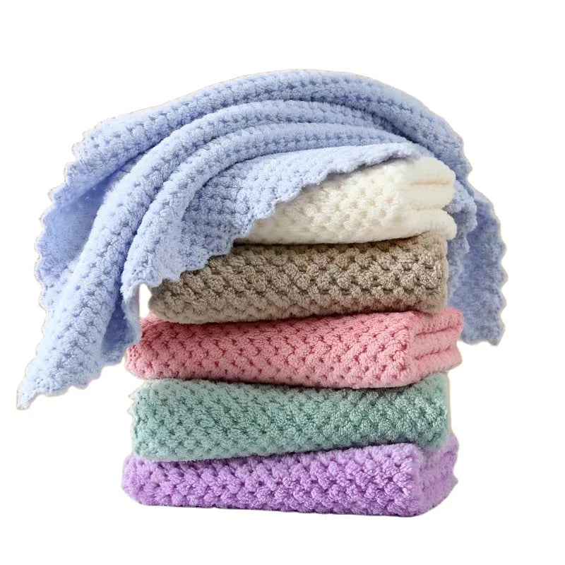 Waffle Microfiber Buffalo Plaid Hand Towels Custom logo Hot Selling Small Towel for Hand