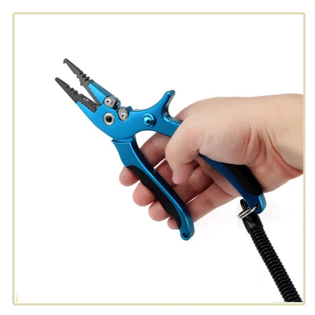 Hot Sela Split Ring Fishing Pliers X9-4 Multi-purpose Aluminium Fishing Pliers