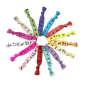 200pcs Gymnastics Elastic Hair Band Wholesale GYM Sports Ponytail Holder Rubber Tied Band Assorted Colors Bracelet Wristband